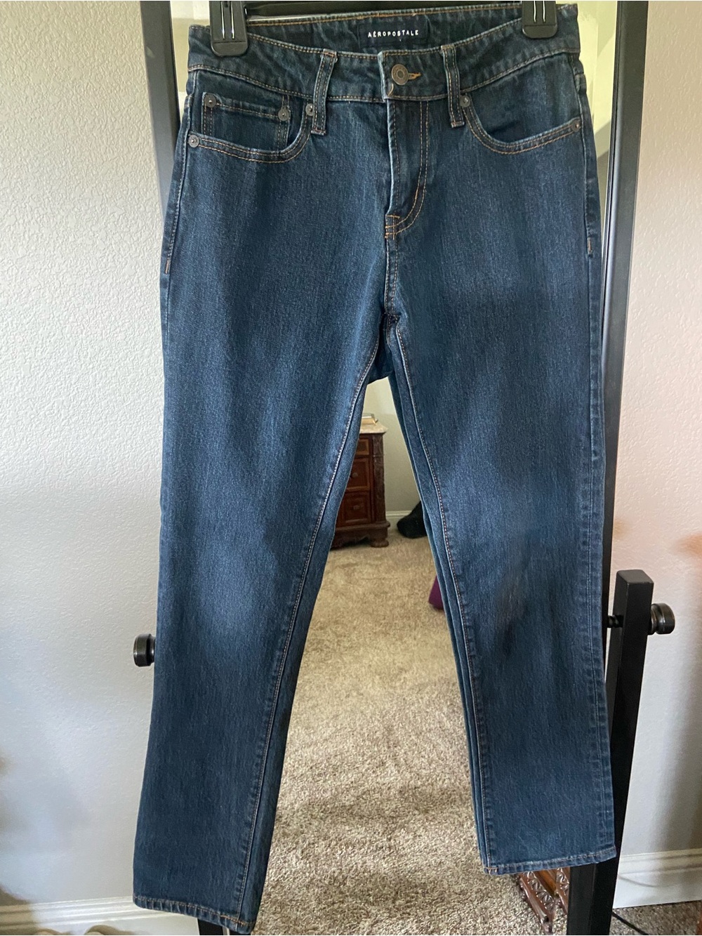 Aeropostale Dark Blue Straight Leg Jeans